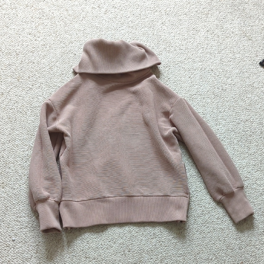 Truth Dusty Mauve Cowl Neck Sweater